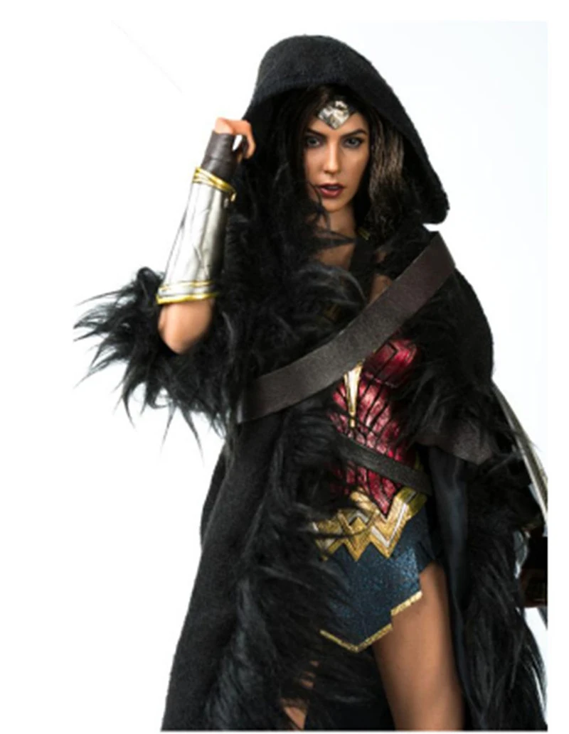 Масштаб 1/6 модель черного плаща и пояса Gal Gadot для тела 12 дюймов|1/6 scale|scale 1/6body models |