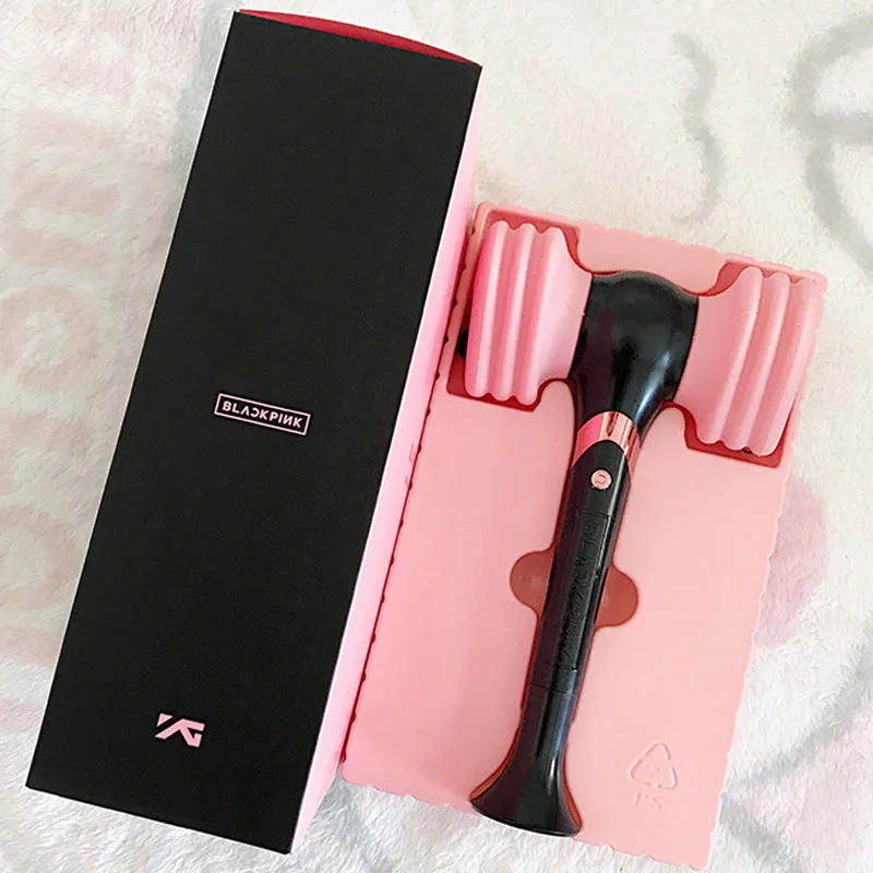 blackpink lightstick Хип-хоп палка, новинка, черный, розовый светильник, палочка, розовая светящаяся игрушка для девочек, концертная светящаяся лампа, черный, розовый светодиодный светильник, палочка для фанатов, подарок - Цвет: blackpink lightstick