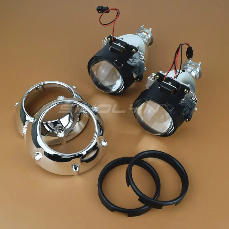 Биксеноновые линзы Sinolyn H7 H4 для фар Mini 2 5 WST 8 0 комплект автомобильных аксессуаров