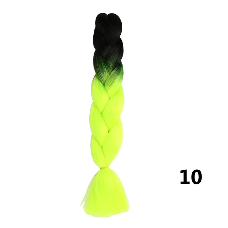 NC/4HL Sambraid jumbo косы ombre канекалон 24 inch плетение волос для вязания канекалон крючком косы синтетических крючком волос 100g - Цвет: NC/4HL