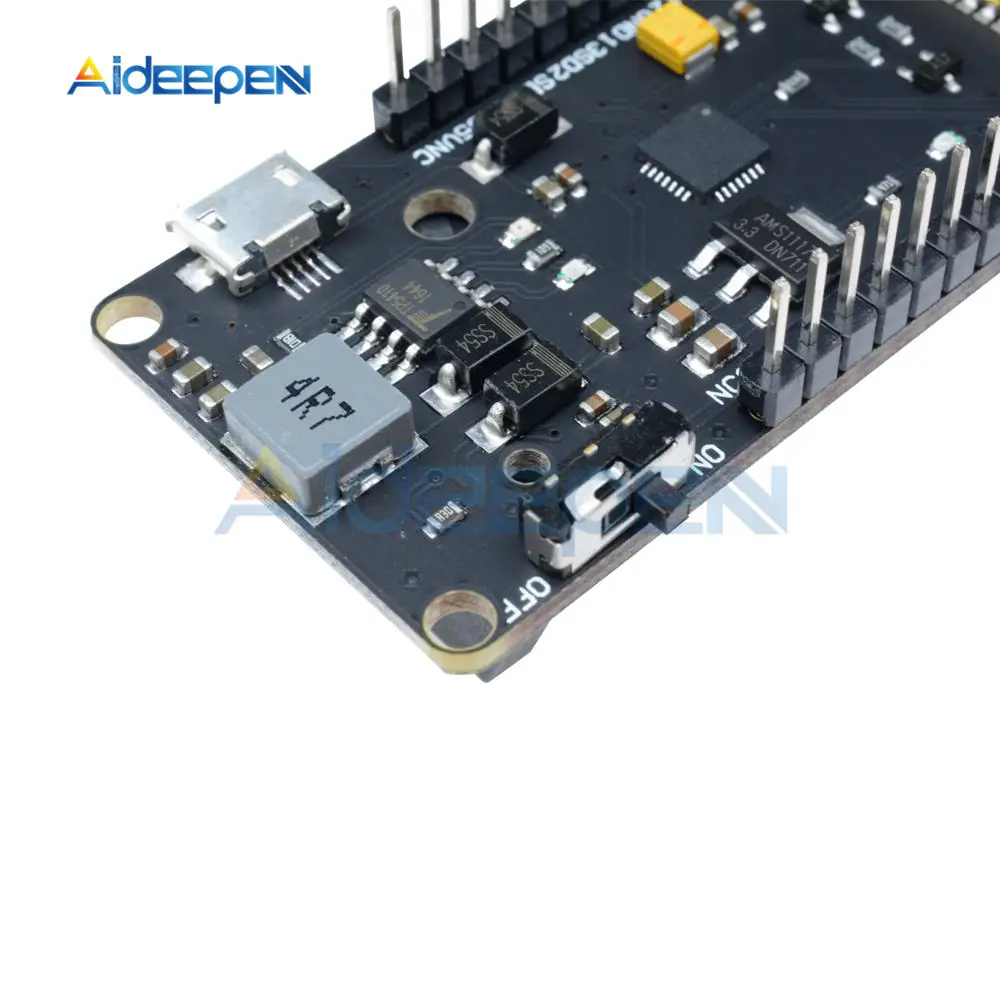 Модуль макетной платы ESP32 OLED дисплей 0 96 дюйма литиевая батарея 18650 Wi Fi Bluetooth экран