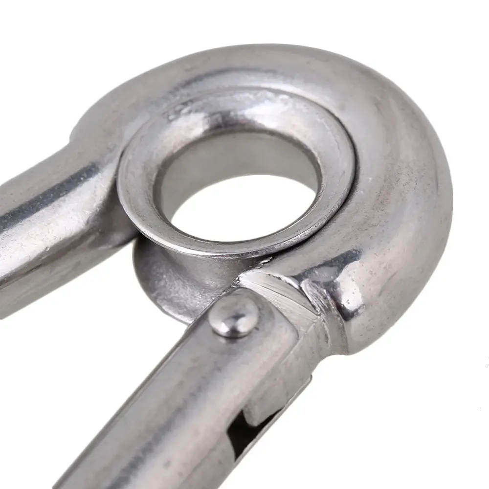 8 см Серебряный карабин из нержавеющей стали 304 M8 пружинный для кемпинга