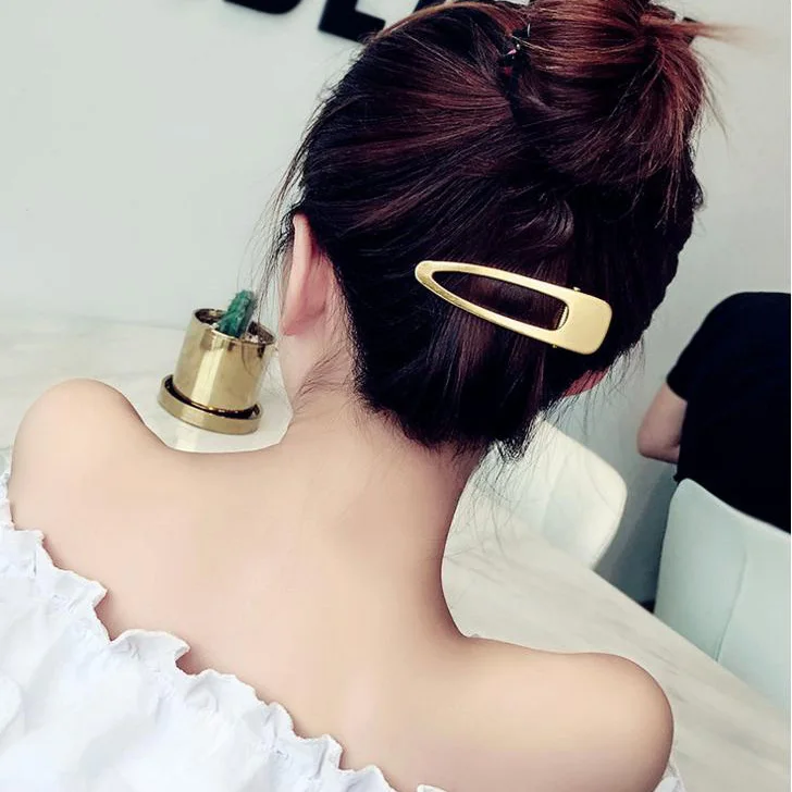 3 шт./компл. жемчуг Золотой металлический зажим для волос заколка лента женщин