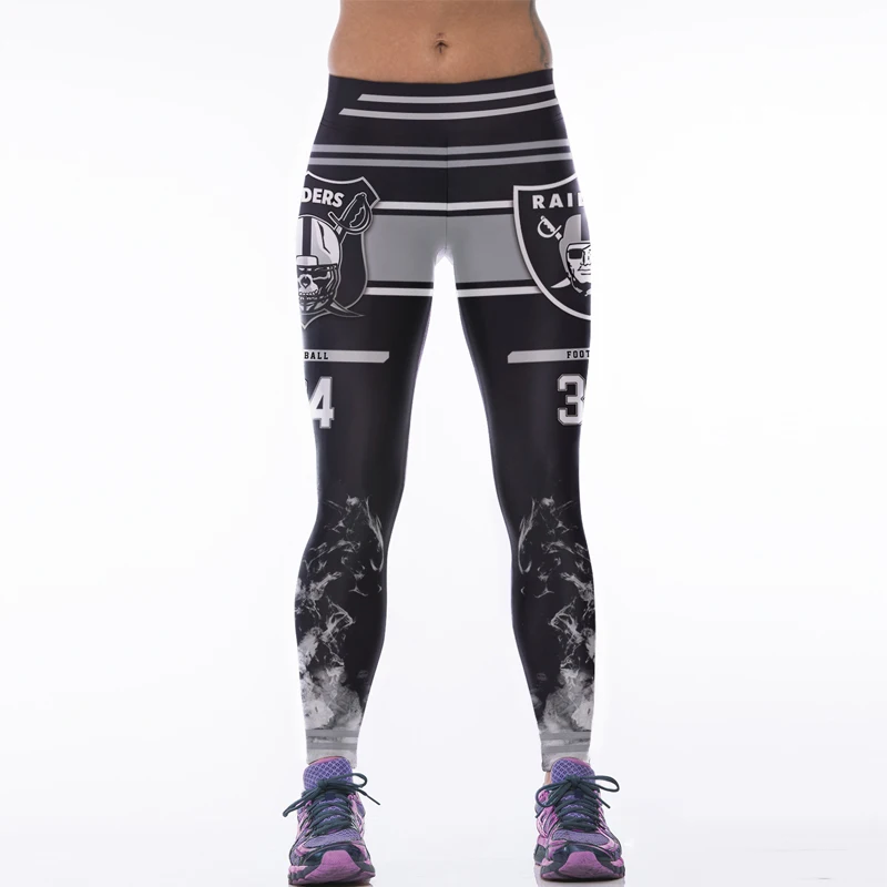 Американская одежда 2017 года облегающие брюки-карандаш с 3D-принтом для футбольной