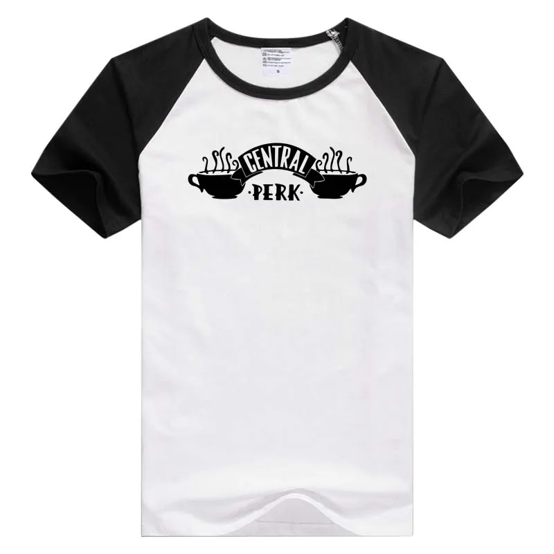 Классическая черная футболка с короткими рукавами и надписью Friends mug крутые чашки