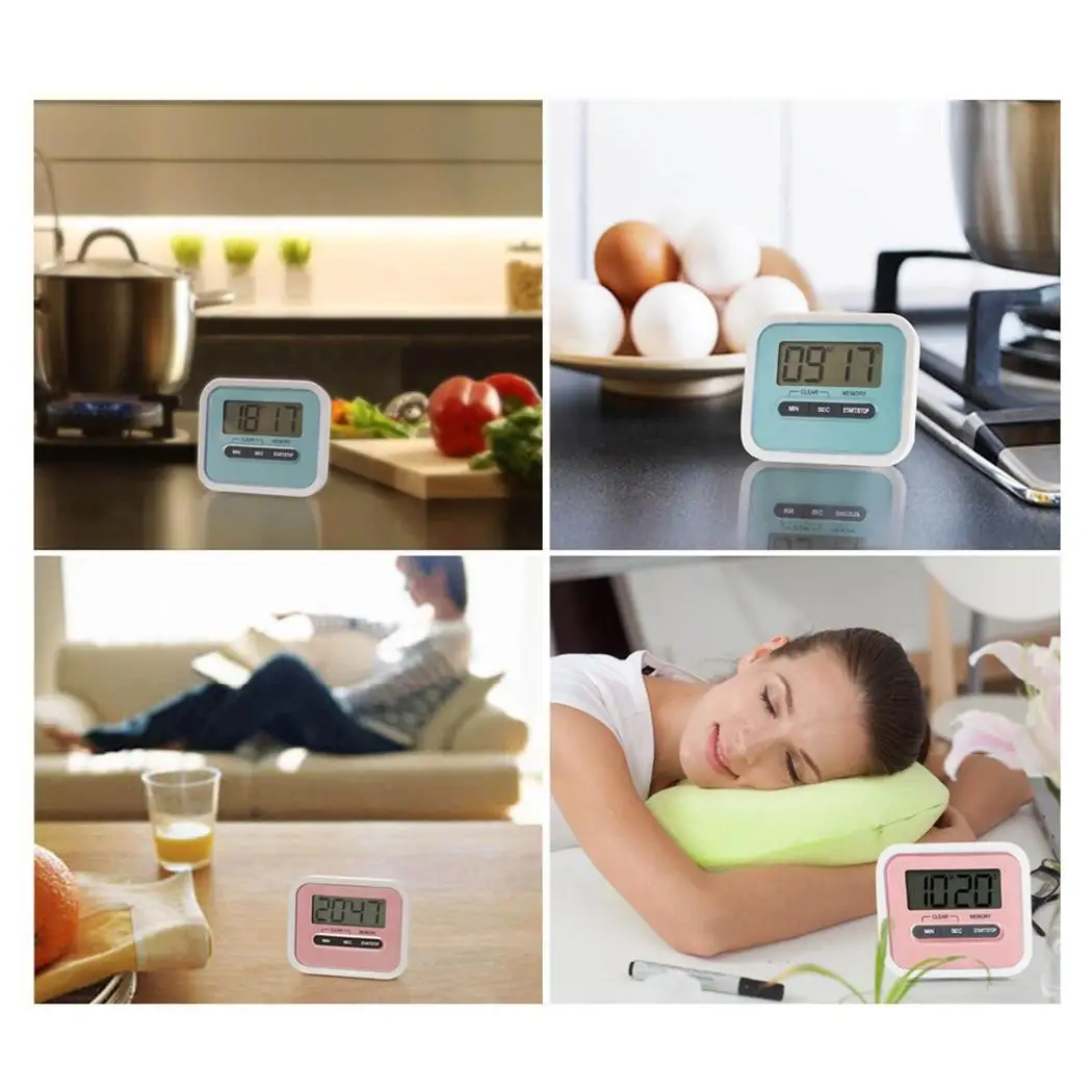 Кухонный таймер Прочный портативный ЖК дисплей цифровой для приготовления пищи
