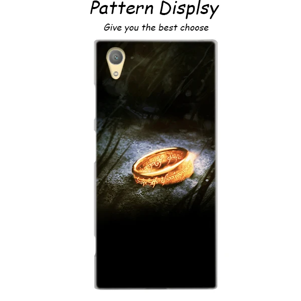 001 The Lord of The Rings the one ring Cover Case for Sony Xperia Z3 Z5 Premium M4 Aqua M5 X XA XA1 C4 C5 E4 E5 XZ XZ2 Compact Plus - Цвет: 001
