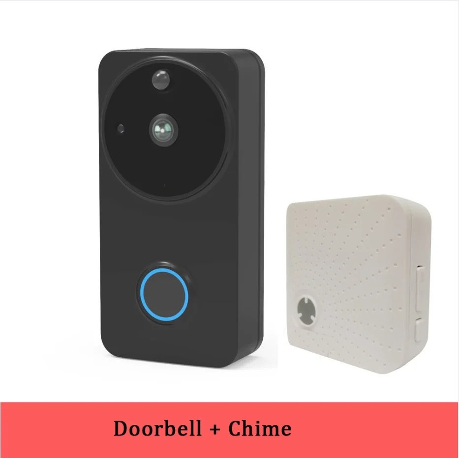 CTVMAN 1080P облачный wifi умный видео дверной звонок Домофон видео дверной звонок домашний видео звонок беспроводной дверной звонок камера дверной звонок - Цвет: DoorbellChime
