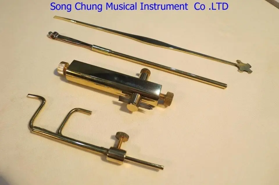 

4pcs various Violin tools,,soundpost Gauge/setter and purfle cutter