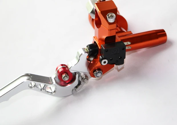 CNC алюминиевый руль мотоцикла рычаг кабельной линии сцепления цилиндр тормозной насос 7/" 22 мм для Yamaha Honda Forece BWS