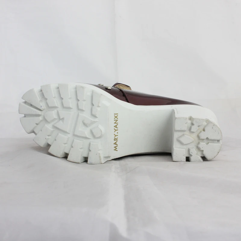 Мэри. yanxi Новинка модные женские туфли на высоких каблуках из лакированной кожи