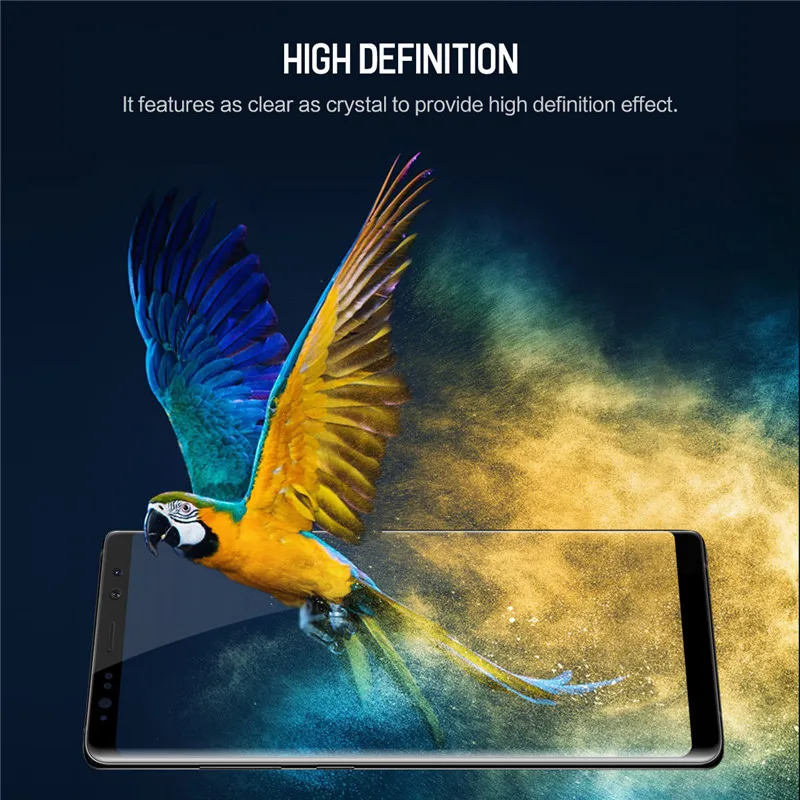 Рок гидрогель Экран протектор для samsung Galaxy Note 8 0 18 мм полный защитный Стекло фильм