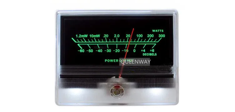 V 025 аудио Мощность усилитель Vu Meter фронтальный дб уровень заголовок с Подсветка