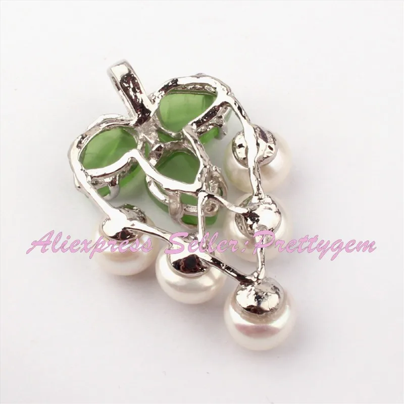 8mm Natural Round Freshwater Pearl Beads,Grape Shape White Zinc Alloy Fashion Women Pendant 1Pcs 25x35mm,Wholesale Free Shipping