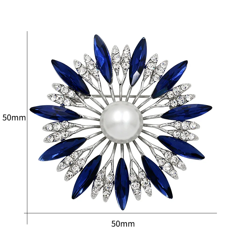 WEIMANJINGDIAN Кристалл Стразы Starburst брошь булавки для женщин ювелирные изделия орнамент