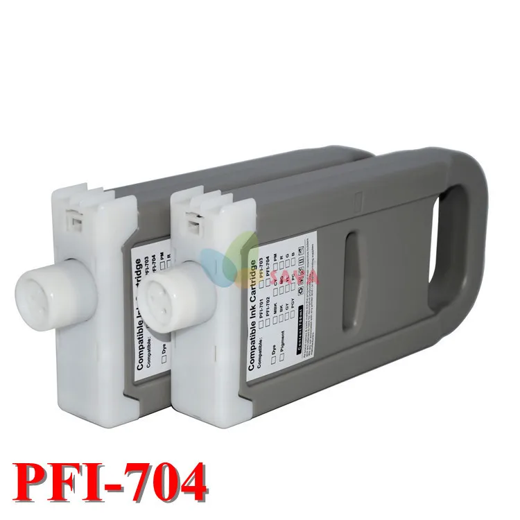 12colors PFI 704 Compatible Ink Cartridge For Canon iPF 8300 printer Cartridge 700ml with chip with Dye Ink