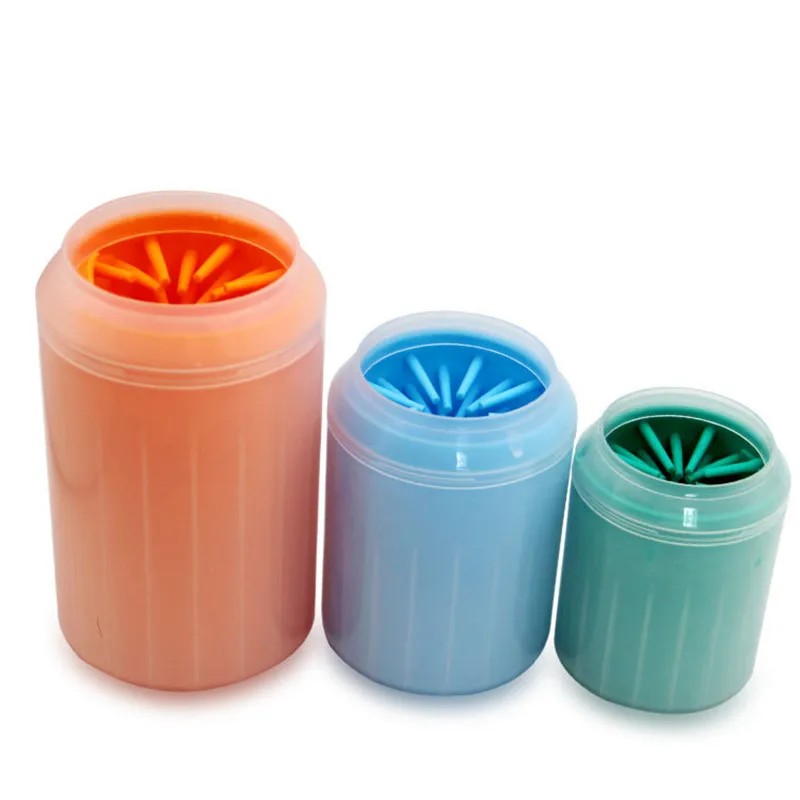 Подставка для мытья лап Pet Clean с мягкой силиконовой щеткой для чистки кошек и собак.