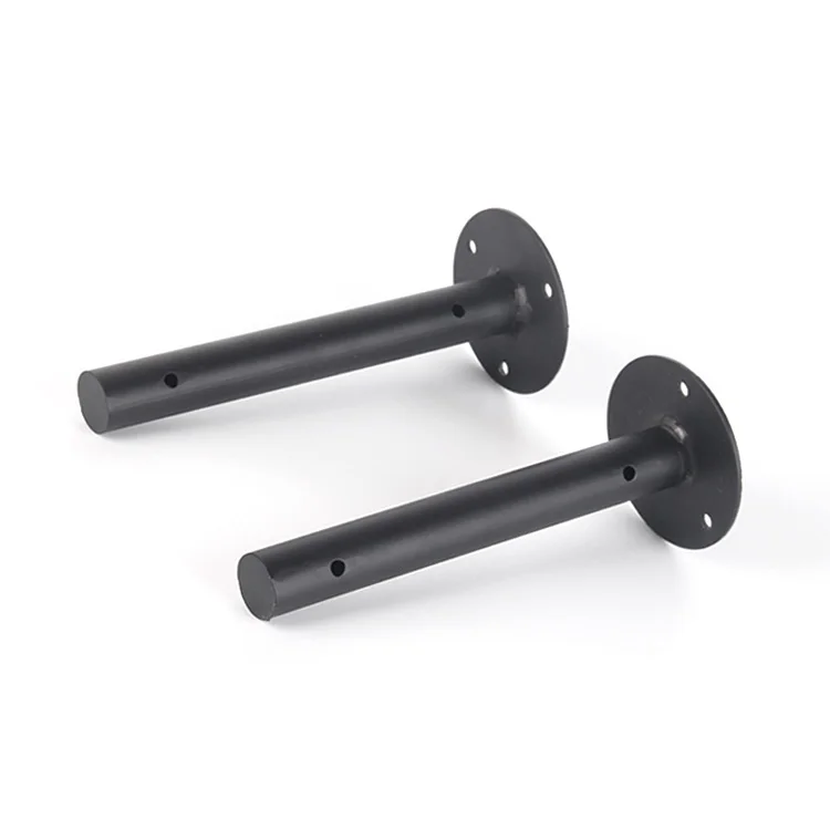 

2PCS Kitchen Table Black Metal Wall Mounting Support Brackets