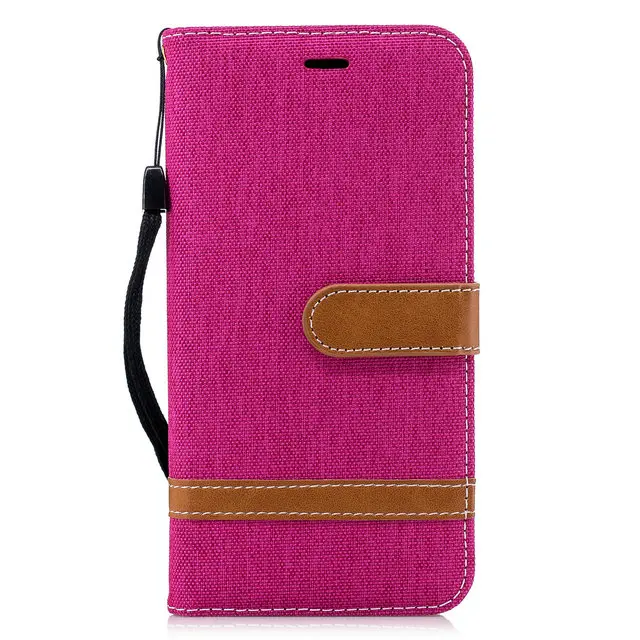 Rose red flip case Для huawei Honor 7A DUA-L22 откидной Чехол Funda huawei Honor 7A Чехол-кошелек кожаный для huawei Honor 7a Pro AUM-L29 чехол A7 7pro - Цвет: Rose red flip case