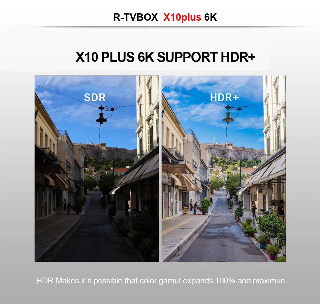 X10 Plus Смарт ТВ приставка Android 9,0 Allwinner H6 4 Гб ОЗУ 64 Гб ПЗУ IP ТВ смарт-приставка 6K USB 3,0 HDR H.265 медиаплеер коробка