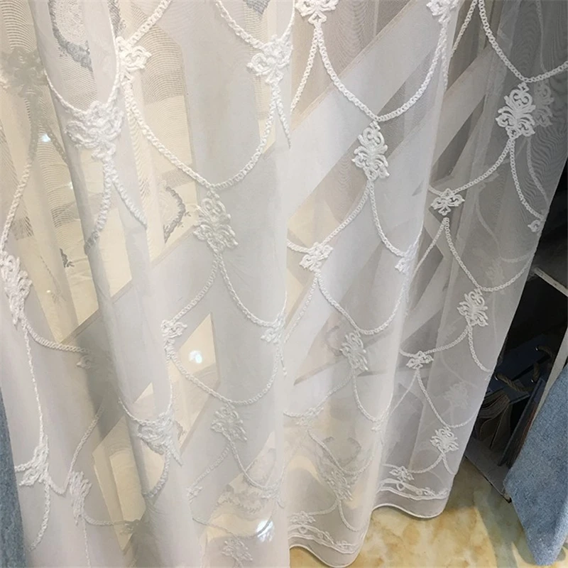 Роскошные жаккардовые затемняющие шторы в европейском стиле для гостиной окна