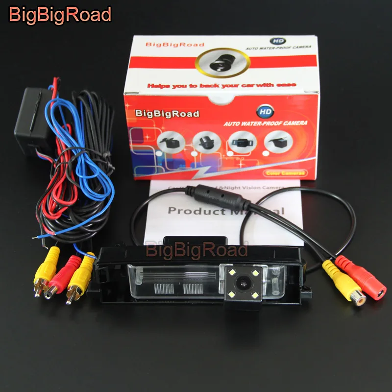 Power Relay Camera BigBigRoad Автомобильная интеллектуальная динамическая камера заднего вида для Toyota RAV4 RAV-4 RAV 4 2006 2007 2008 2009 2010 2011 2012 - Название цвета: Power Relay Camera