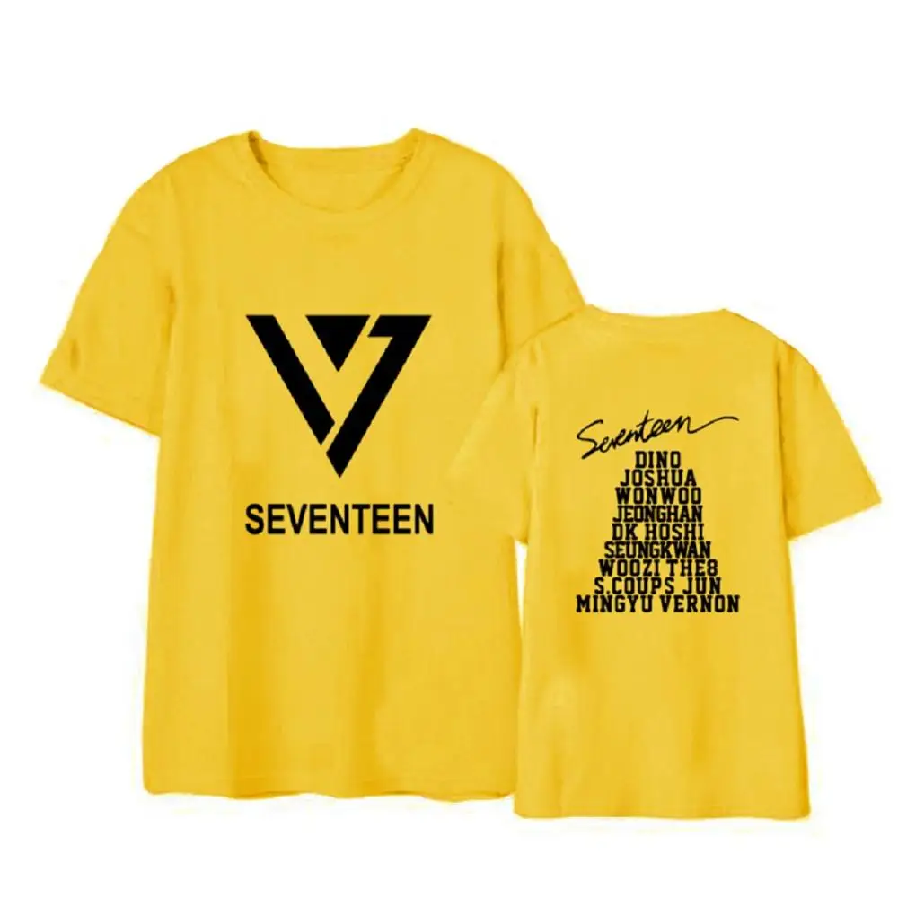 Mainlead Kpop Seventeen футболка Hoshi Mingyu Jun унисекс футболки топы|Футболки| |