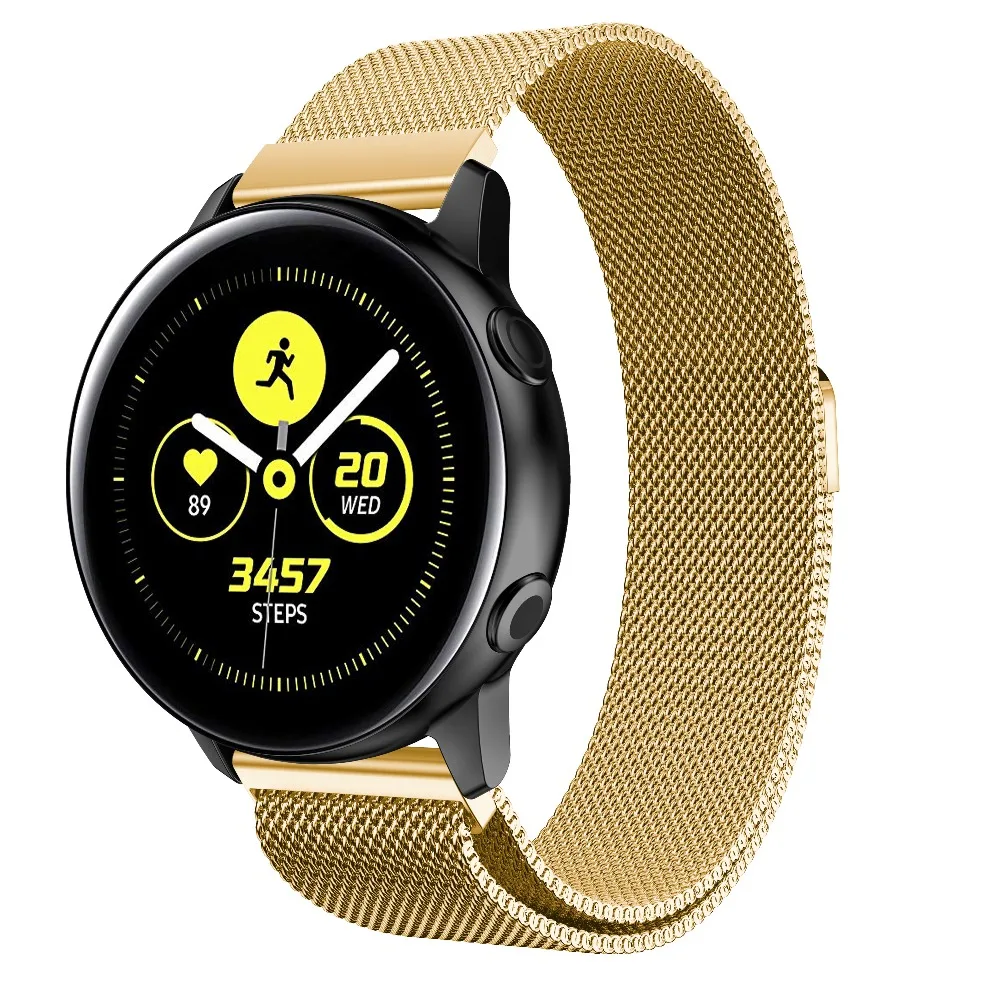 Магнитный ремешок для Samsung Galaxy Smart Watch Active 42 мм 20 матель Миланская Петля из