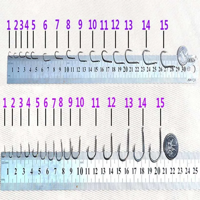 500 шт. набор рыболовных крючков из углеродистой стали с отверстием 3 15 #|hook set|fishing