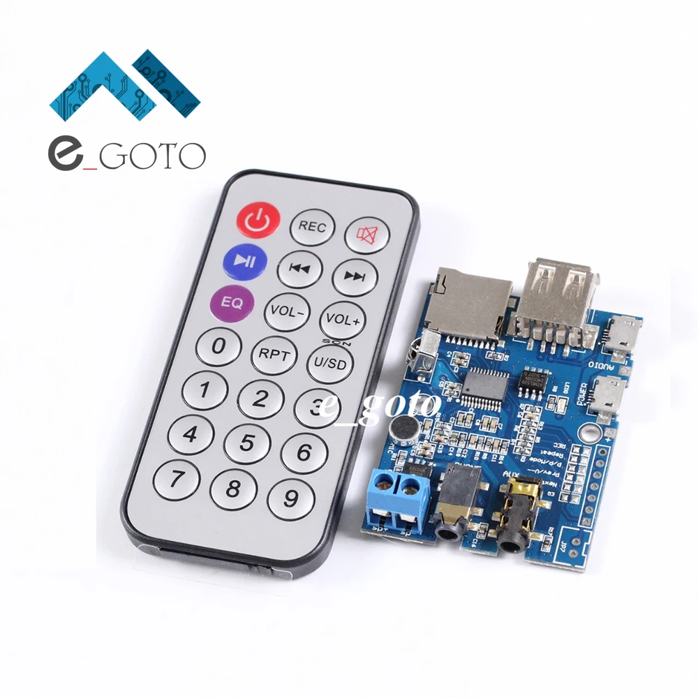 5 В мини памяти MP3 декодер доска 2 Вт без потерь Усилитель Динамик аудио модуль WAV WMA