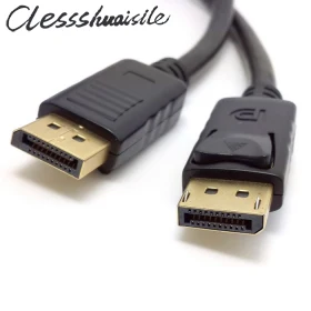 (100 шт./лот) штекер порта дисплея к штекеру DisplayPort DP кабель для мониторов Dell HP и