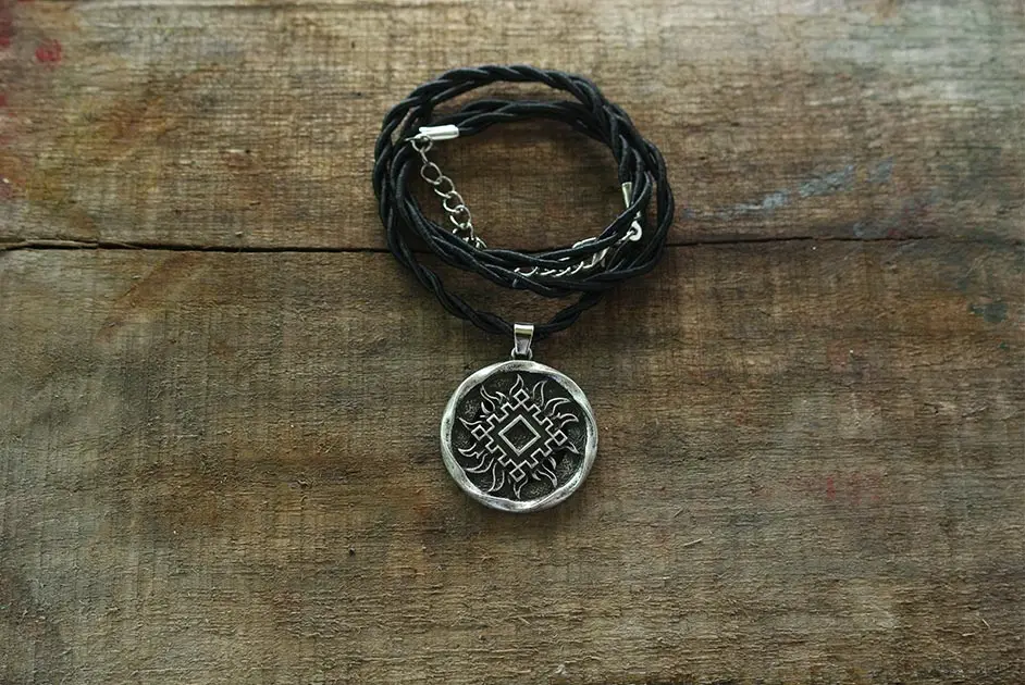 Lansei 1 шт. славянский амулет &quotСчастливый Лопух&quot кулон древний ювелирные