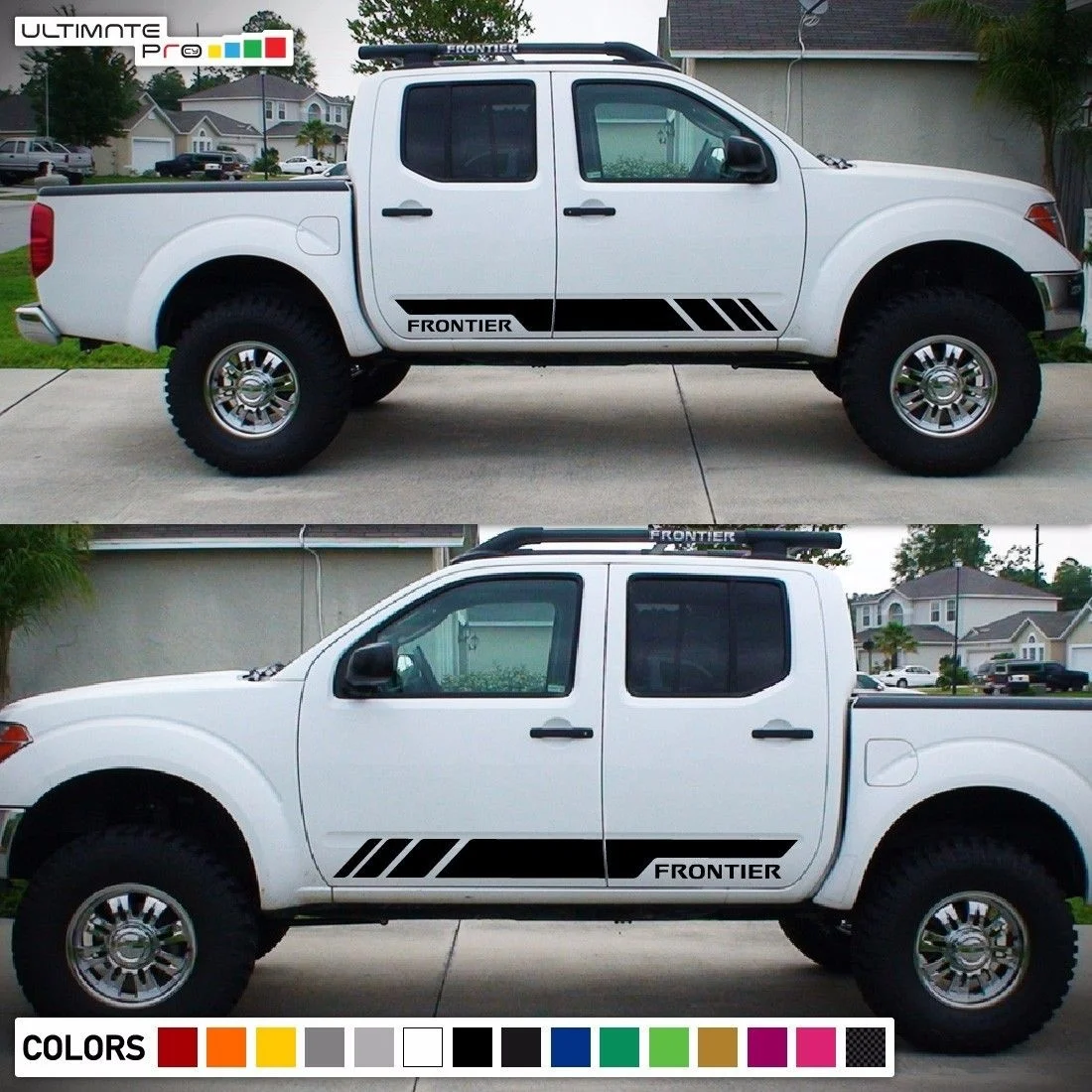 Для 1 набора/2 шт Наклейка боковая полоса комплект для Nissan Frontier 2004 2015 Спортивная