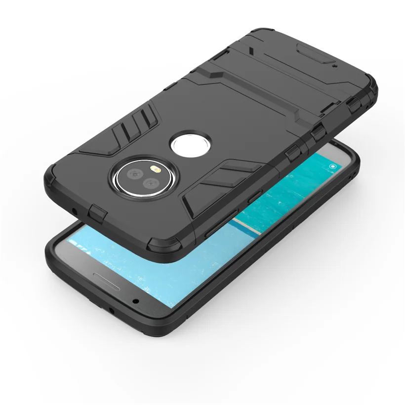 Чехол HEMASOLY для Moto G6 противоударный чехол G5S G5 Plus X4 M защитный Z2 Play сверхмощный ПК +