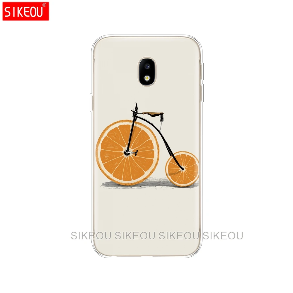 Силиконовый чехол для телефона Samsung Galaxy J3 J5 J7 2017 J330 J530 J730 PRO j2 2018 велосипед