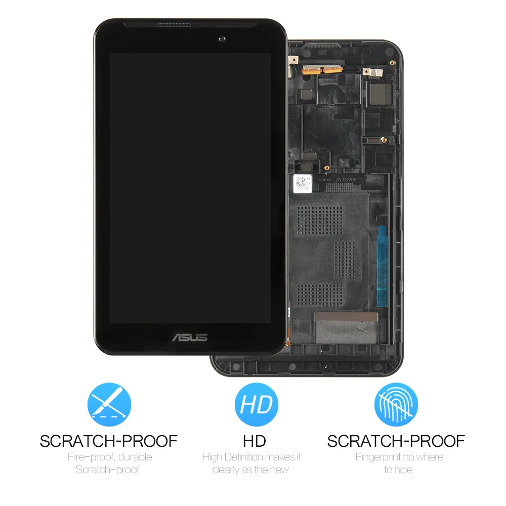 Оригинальный ЖК дисплей для ASUS Fonepad FE7010CG FE170CG ME170 K012 k017 с черной рамкой|touch screen|touch