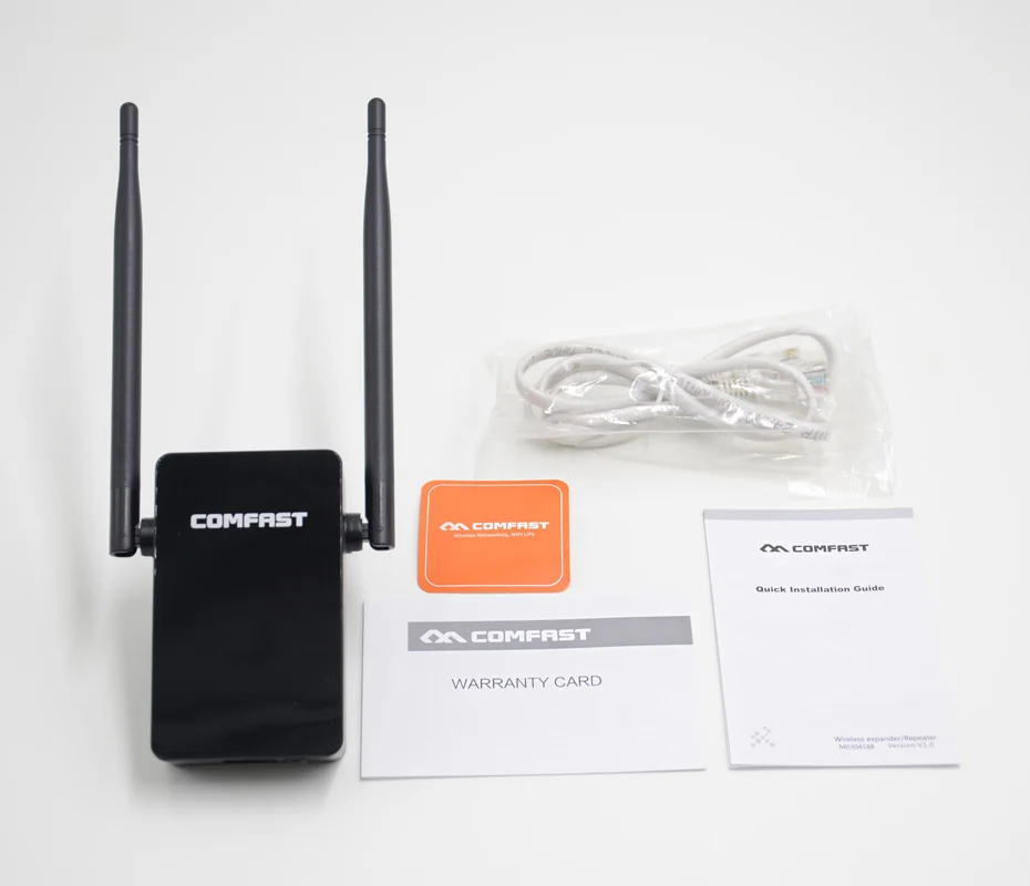 COMFAST 300Mbps WIFI Repeater Wireless-N Wifi Router signal Amplifier/signal booster with 2x5dBi antenna EU/US plug version | Компьютеры и