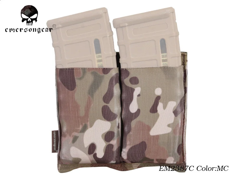 

Emersongear Double M4 Magazine Pouch Molle Airsoft MAG Pouch Multicam EM2387C