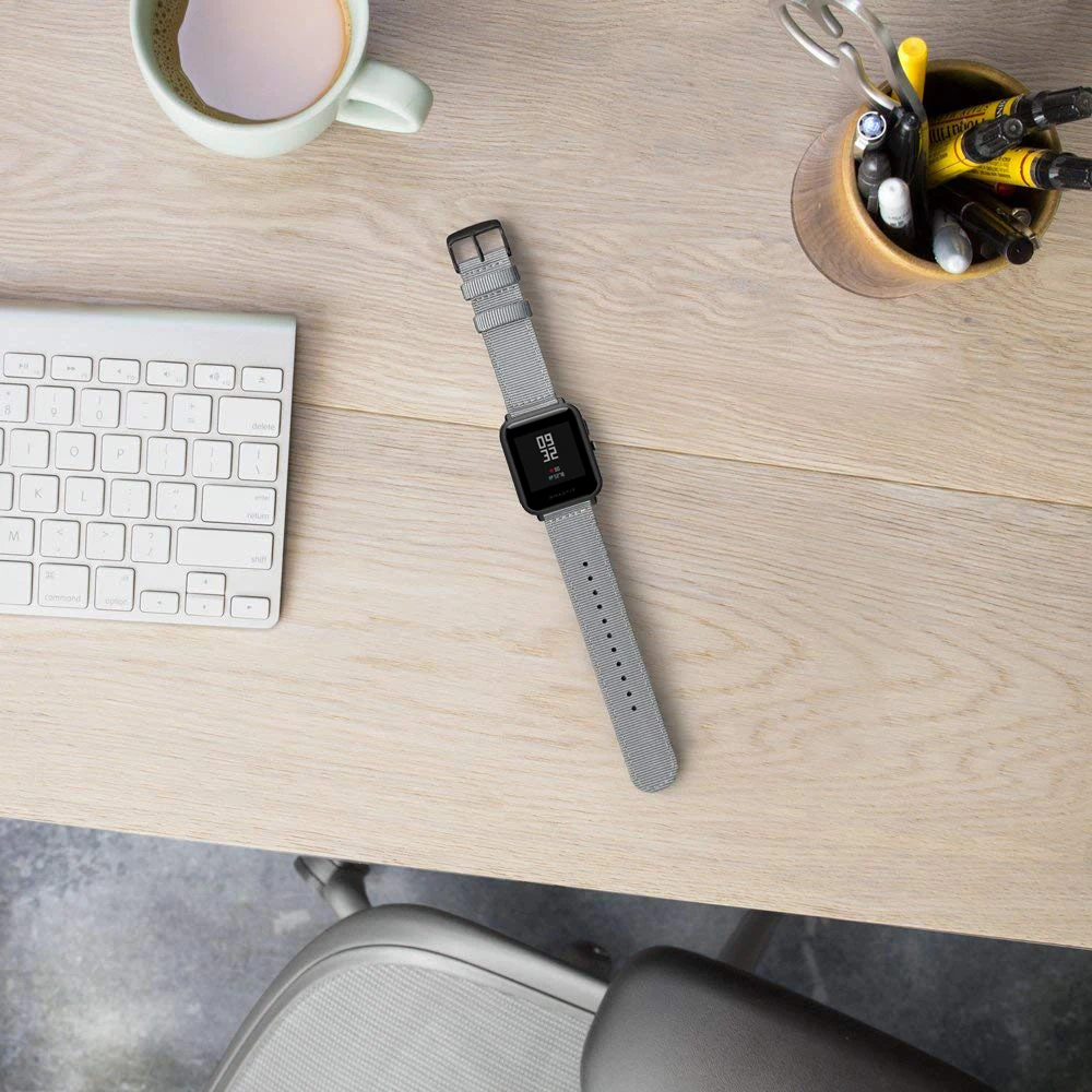 DKPLNT 20 мм петля нейлоновый сменный ремешок для Huami AMAZFIT BIP Watch Band Смарт-часы