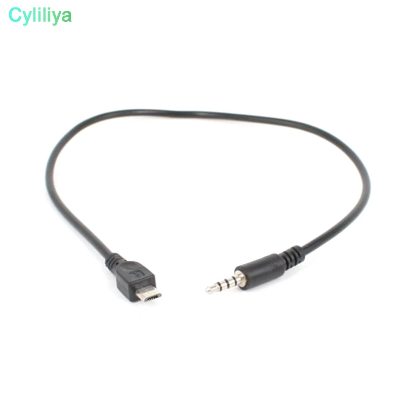500 шт микро USB папа стерео 3 5 мм автомобиля AUX Out кабель 40 см | Электроника