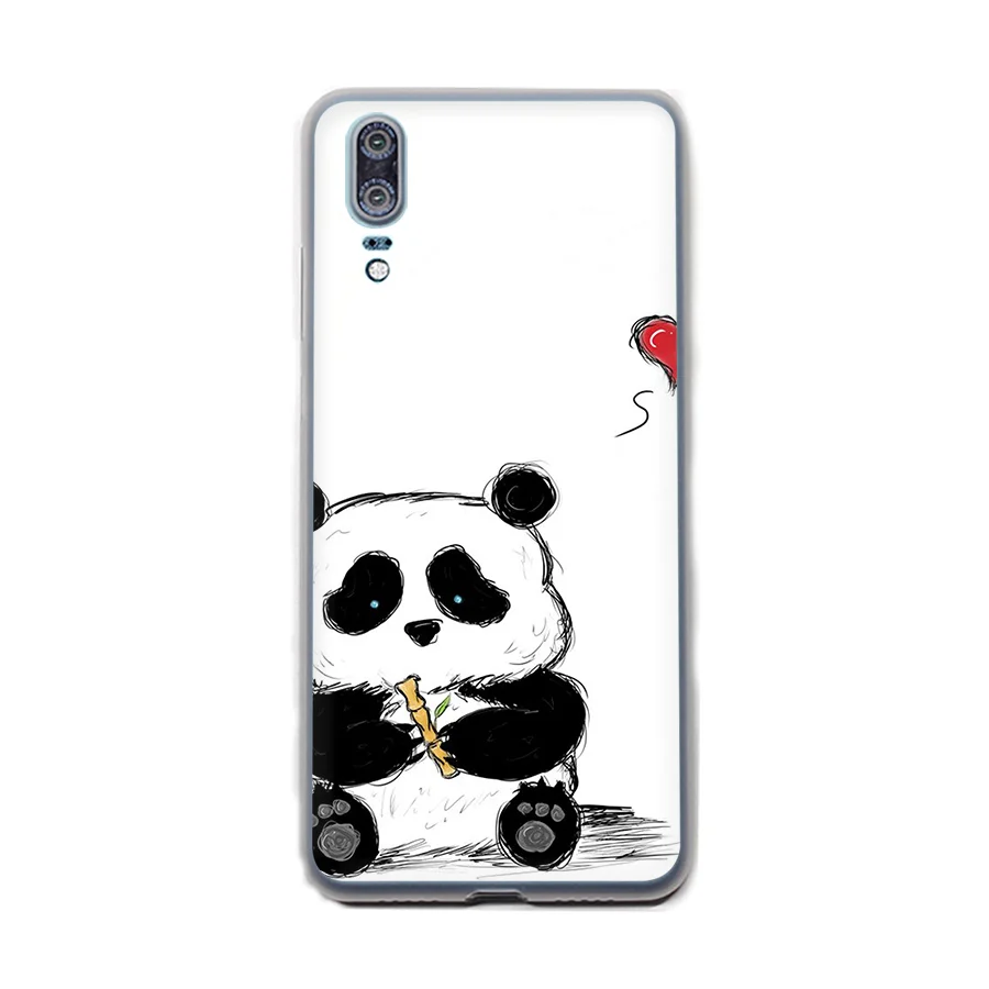 Чехол для телефона наброски панда Huawei P8 P9 P10 P20 Pro Lite 2015 2016 2017 2018 P Смарт мягкие ТПУ