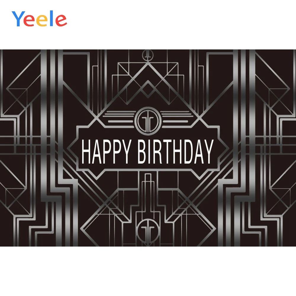 Yeele день рождения крутой узор сцена Настенный декор персонализированный