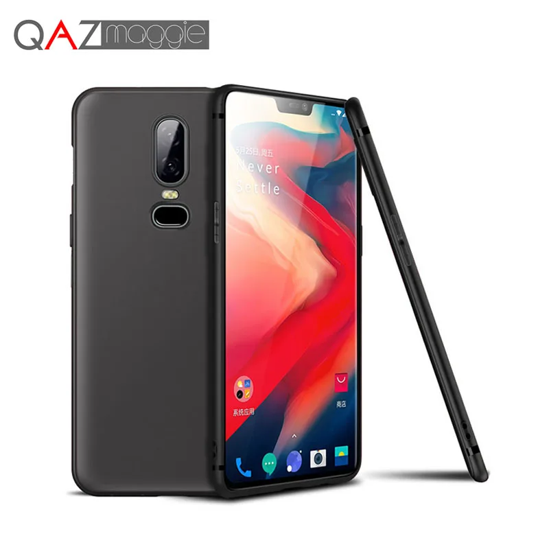OnePlus 6T чехол 6 Ультратонкий мм 0 Анти-отпечатков пальцев матовый TPU для телефона One