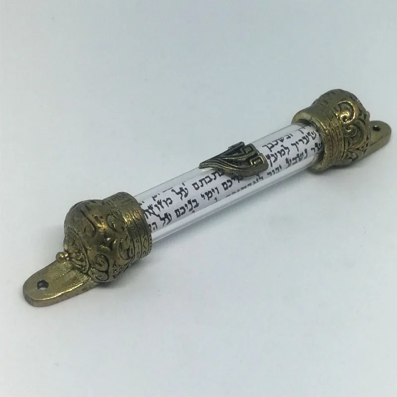Mezuzah иудейские товары в Иерусалиме Израиль Библейский столб священный свиток дверной кулон Висячие украшения со священной библеей 4 цвета на выбор