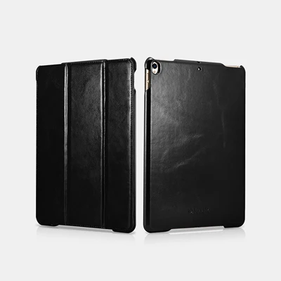 Ретро чехол из натуральной воловьей кожи для нового iPad Pro 10," Тонкий Бизнес складной Стенд смарт-чехол для Apple iPad Pro 10,5 - Цвет: For ipad pro 10.5