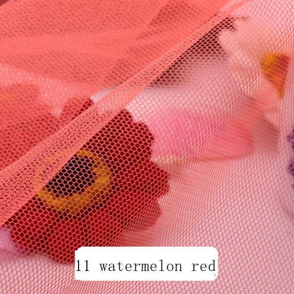 11 watermelon red Модная фатиновая юбка-пачка, Мягкая сетчатая ткань, марля, 1 метр* 160 см, для одежды/занавесок/москитной сетки/для шитья/рукоделия/домашнего текстиля 01 - Цвет: 11 watermelon red