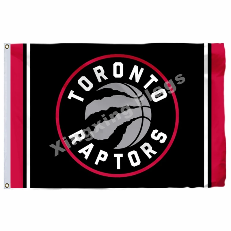 Toronto Raptors Volumn флаг 3ft X 5ft полиэстер NBA1 баннер Летающий Размер № 4 90*150 см На Заказ