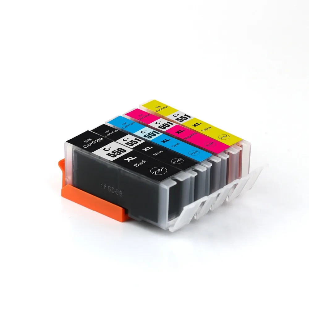 Совместимый картридж с чернилами YOTAT 5 шт. Женский для Canon PIXMA IP7250 MG6350 MG5450 MX925 MG7150