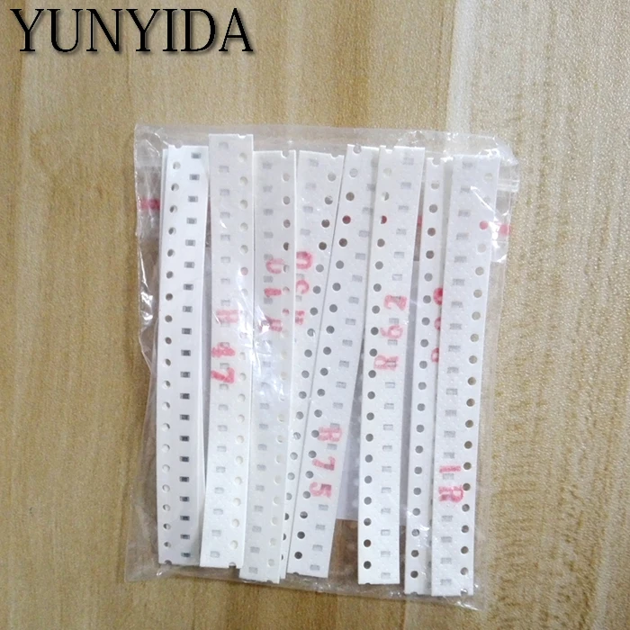 200 шт. 1% 0603 Резисторы SMD Ассорти DIY комплект, 10 valueX20pcs = 200 шт. 1R00 R820 R750 R620 R500 R470 R330 R220 R150 R100