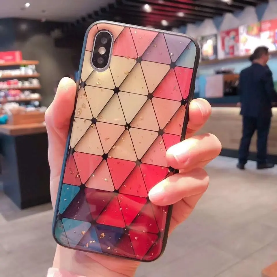 С блестками из ромбов, чехол на мобильный телефон для huawei Mate20 pro Mate10 P10 плюс P20pro P20lite nova2s с перекрестным ремешком с honor 10 V10 9 8 8X V9 - Цвет: only case 1